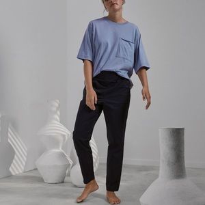 Lunya Airy Cotton Tapered Pant size medium new with tags